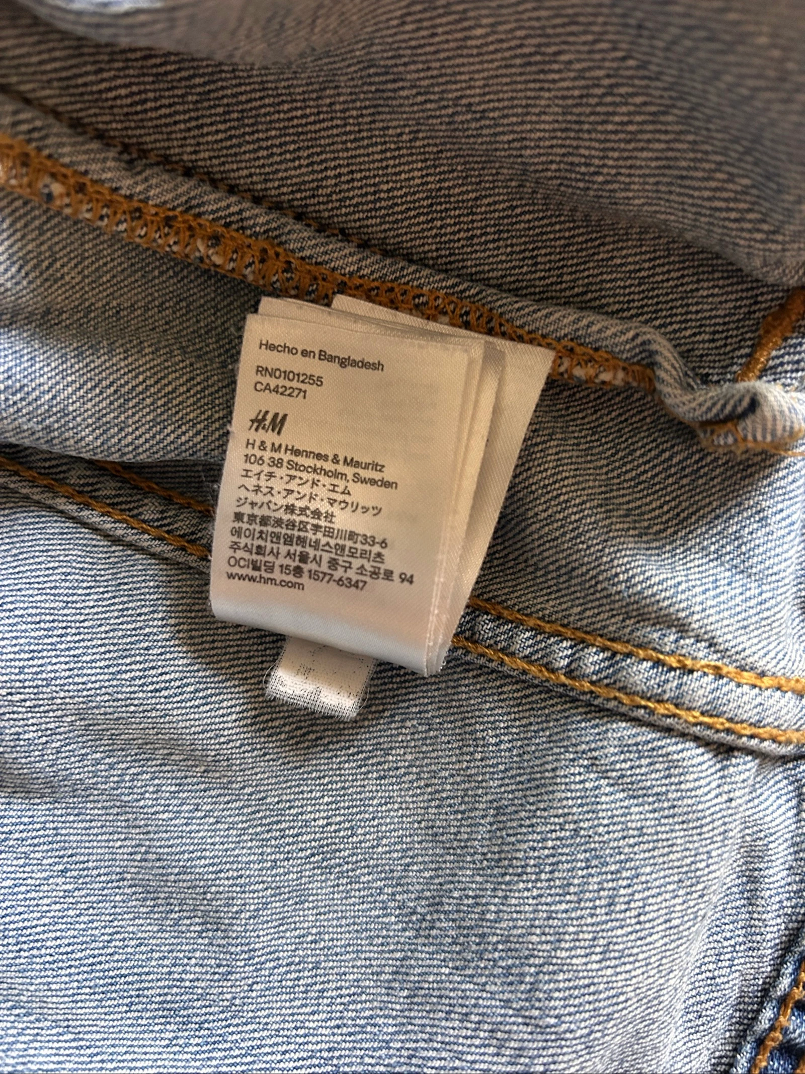 Perfecto style / bi-material denim jacket H&M – photo 8